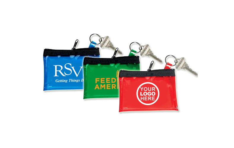 Translucent Vinyl Coin & Key Pouch Translucent Vinyl Coin & Key Pouch